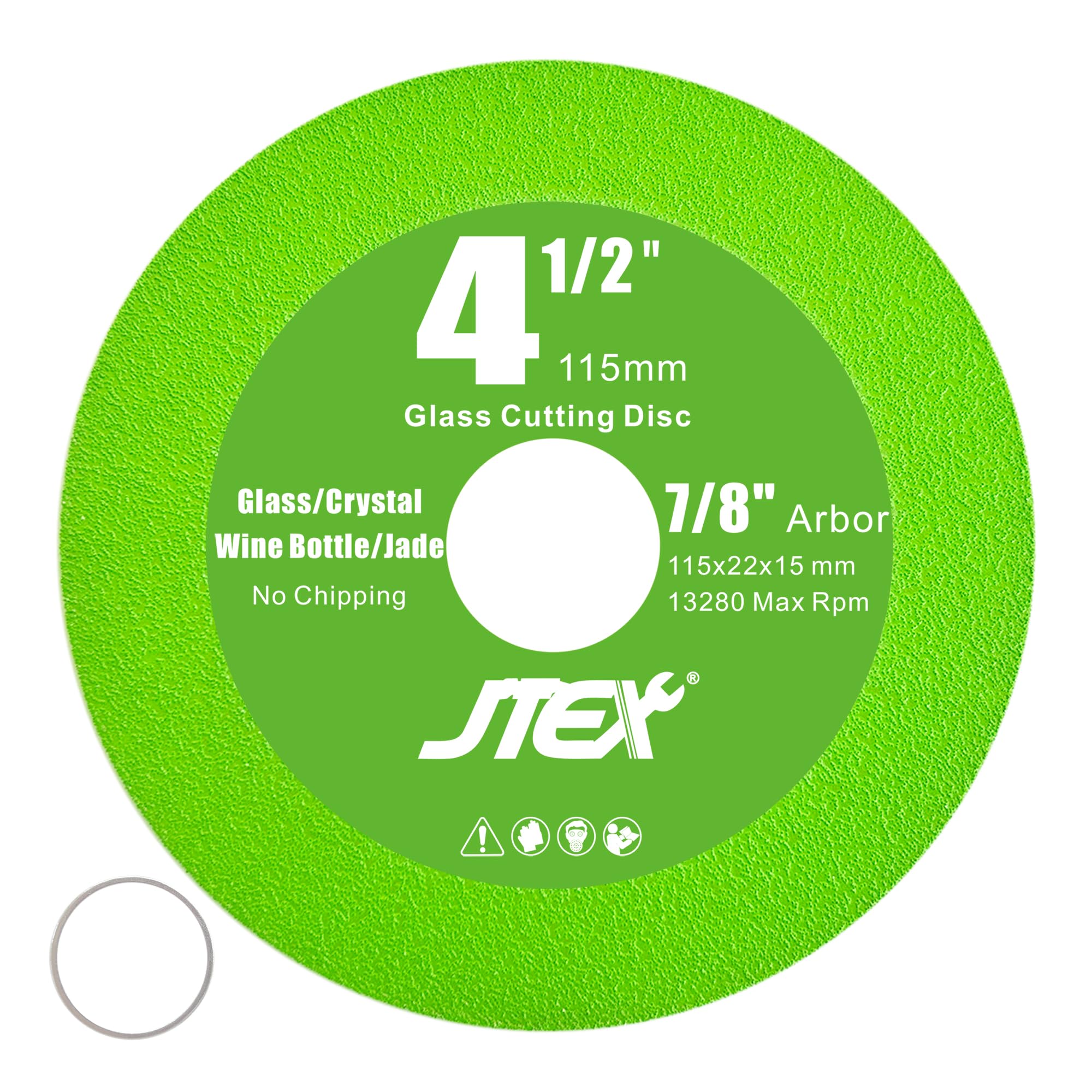 JTEX three-pack kit with bushings supports versatile glass, ceramic, and tile projects.