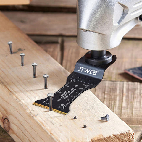 JTWEB carbide blades adapter set enables use with multiple tool brands.