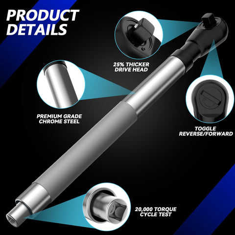 JTZWN offset extension wrench with 1/4 inch adapter for small fasteners.