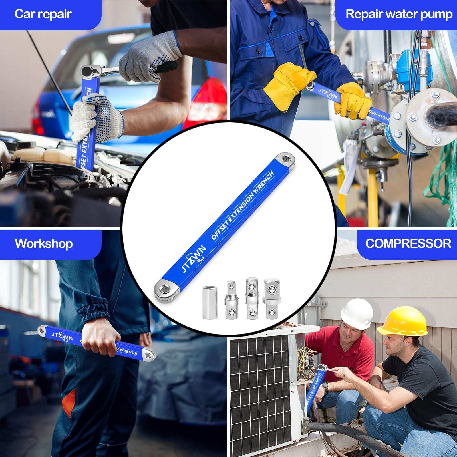 JTZWN workshop setup shows car repair tasks made easier with this tool.