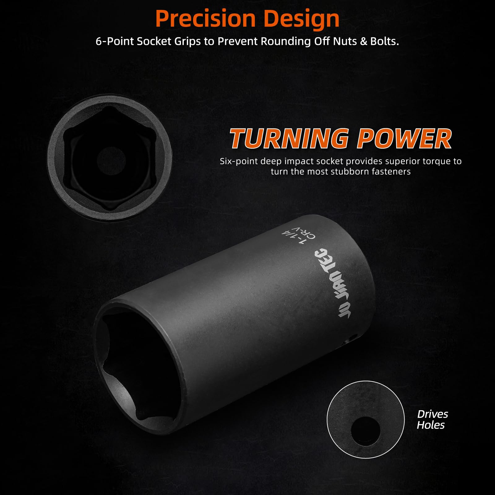 JU JIAN TEC quick-release ratchet handle for seamless socket swaps.
