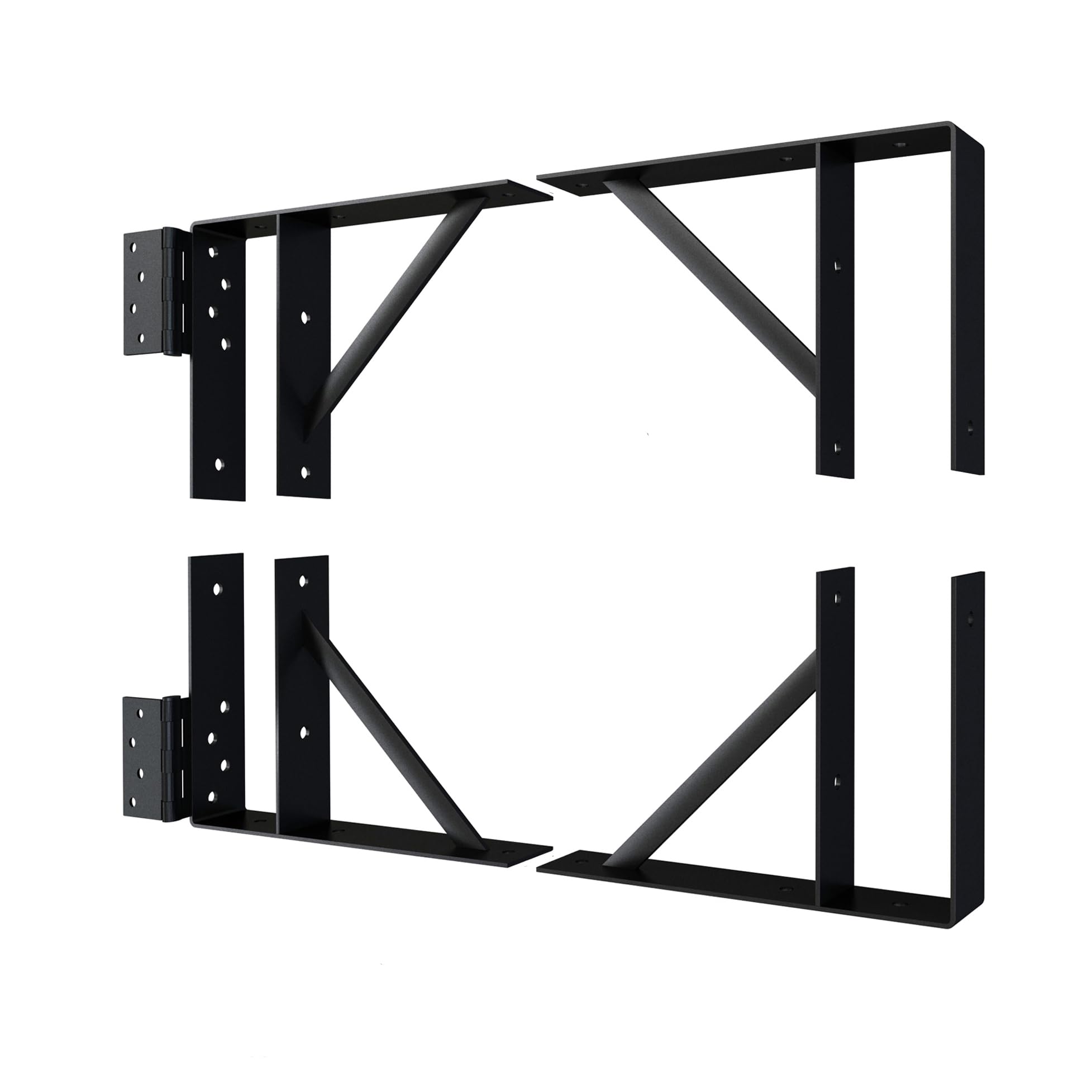 JUBEST heavy-duty gate brace front view showing rugged support for wooden gates