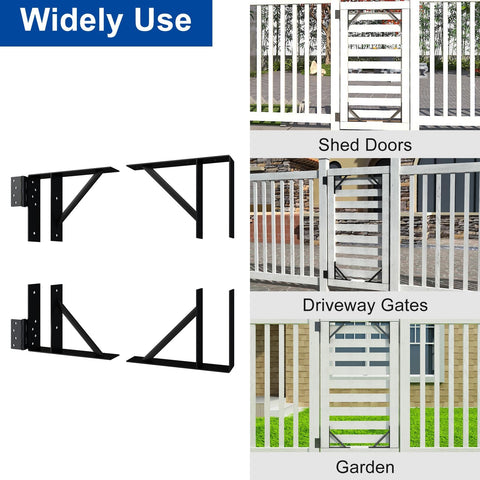 JUBEST hardware kit for gate brace with all necessary fasteners