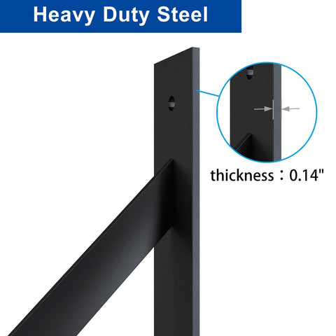 JUBEST powder-coated finish on gate brace resists rust in harsh weather