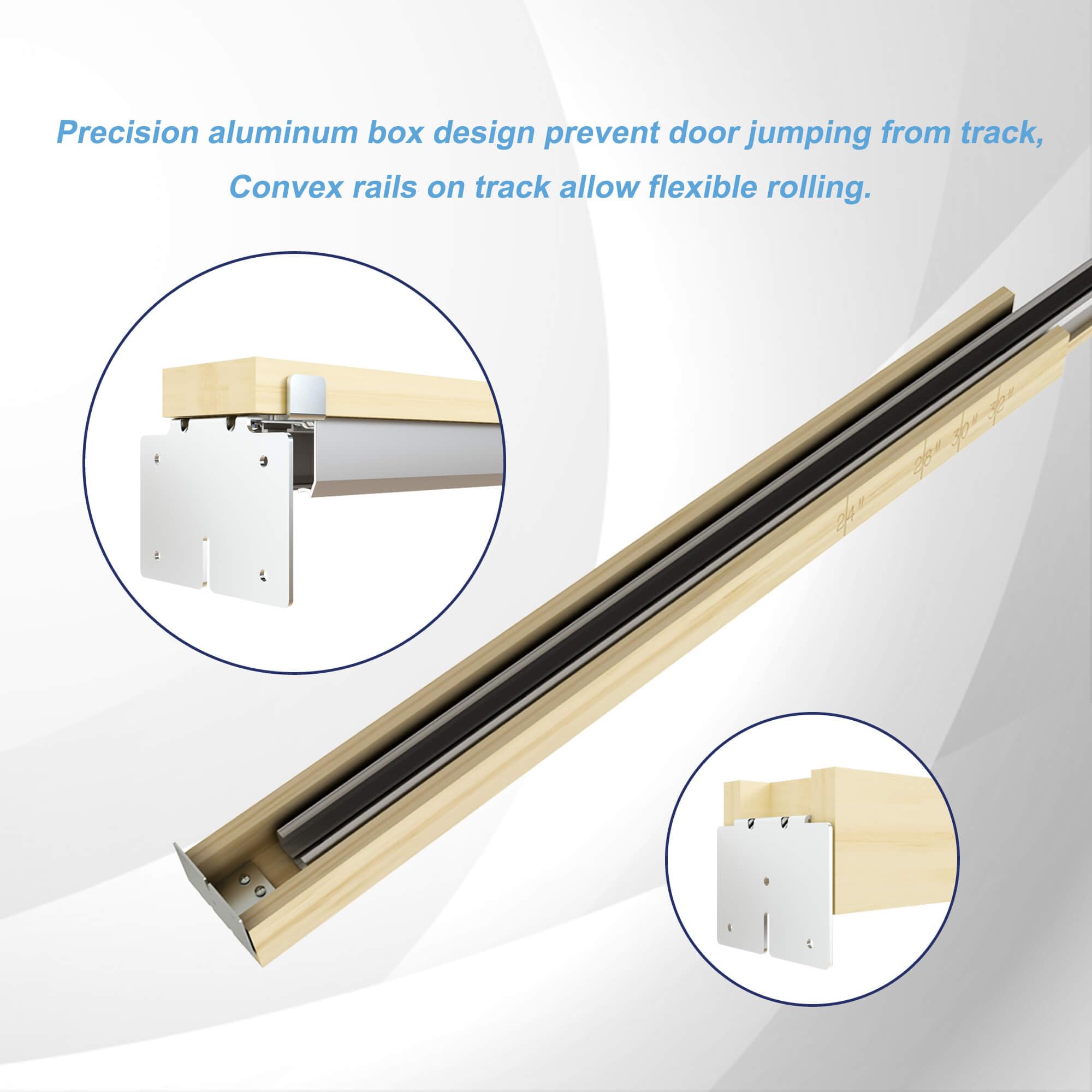 JUBEST pocket door frame kit adapter enables double pocket door setups.