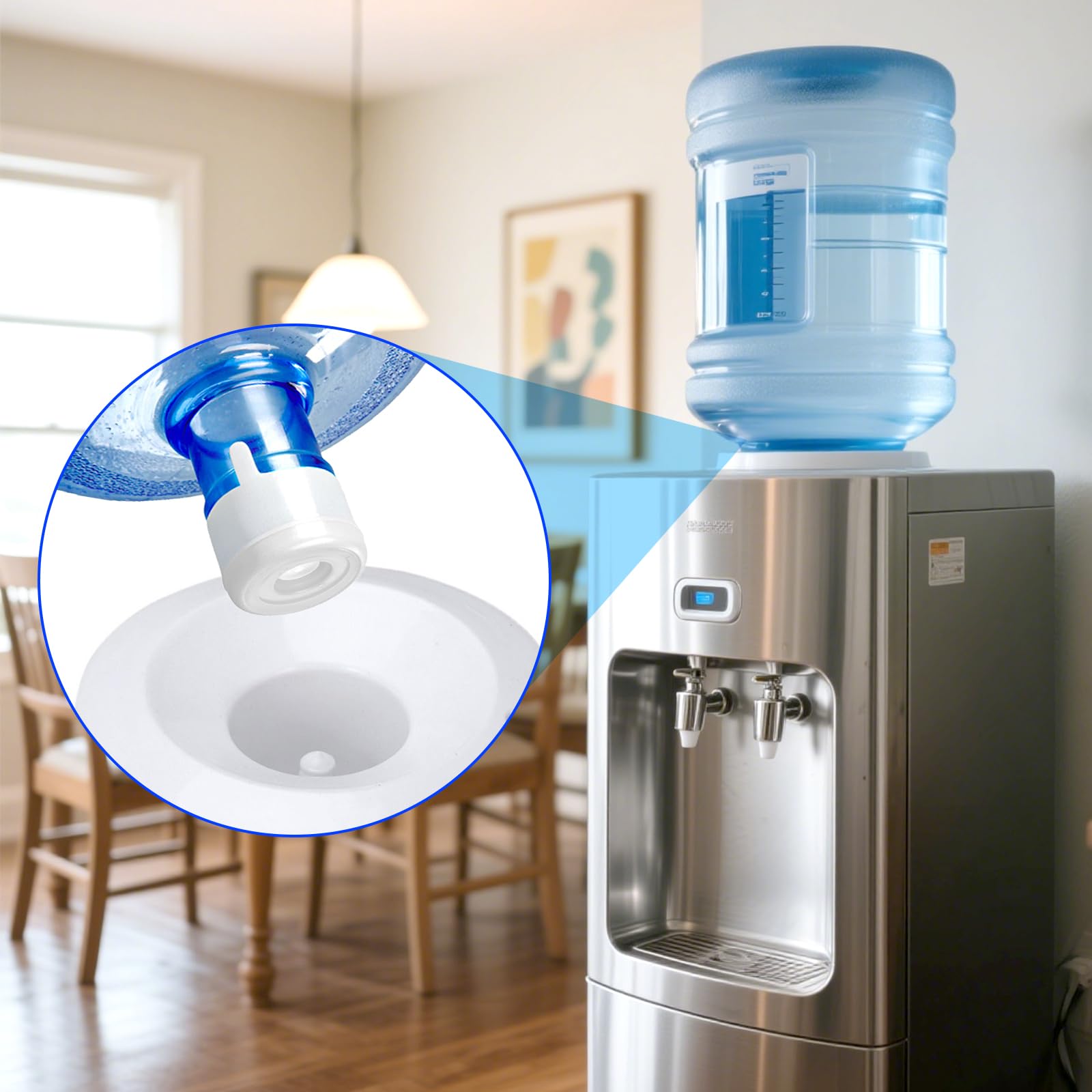 Jucoan water dispenser caps pack ideal for home or office hydration