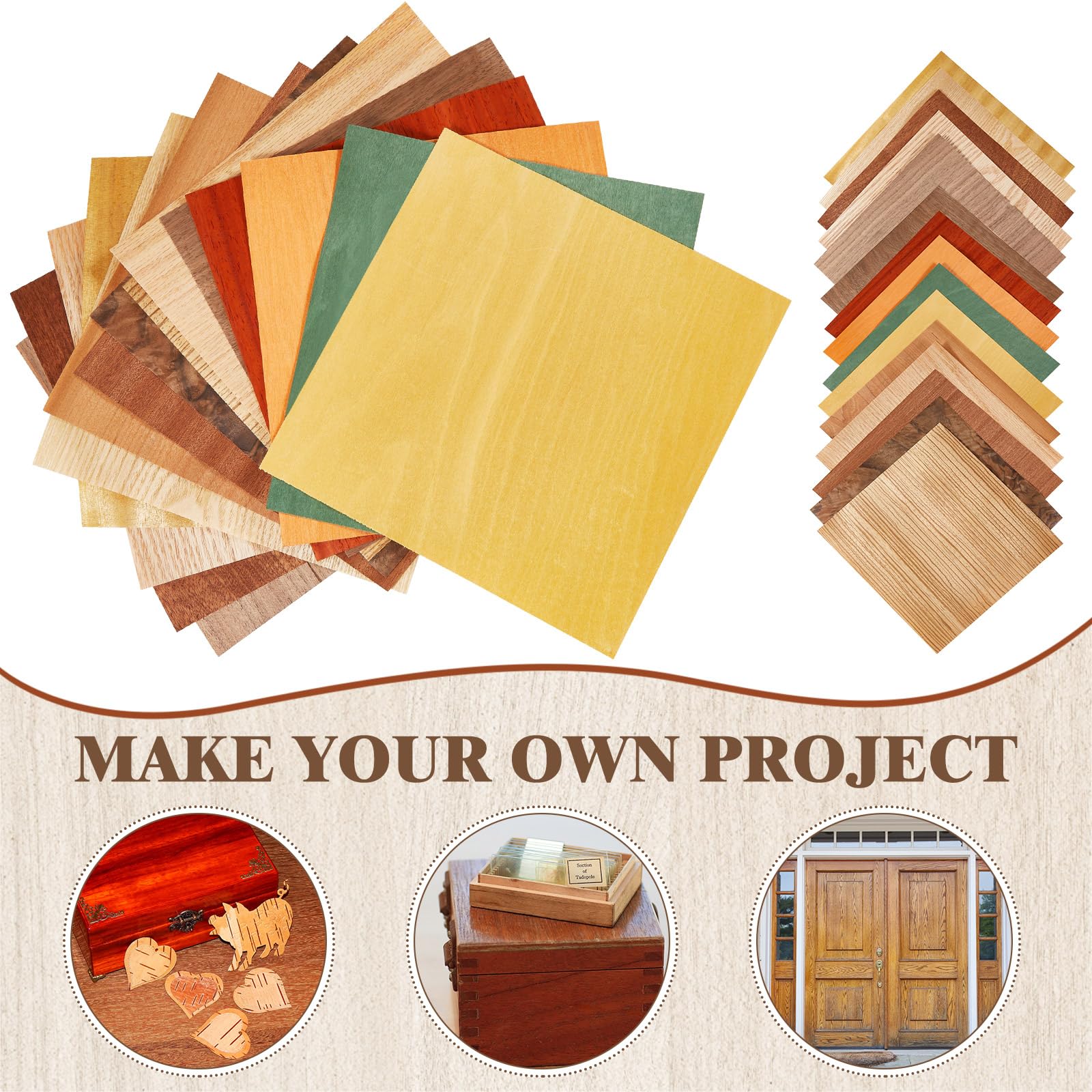 Juexica veneer sheets for cabinet and drawer decoration add subtle natural character.