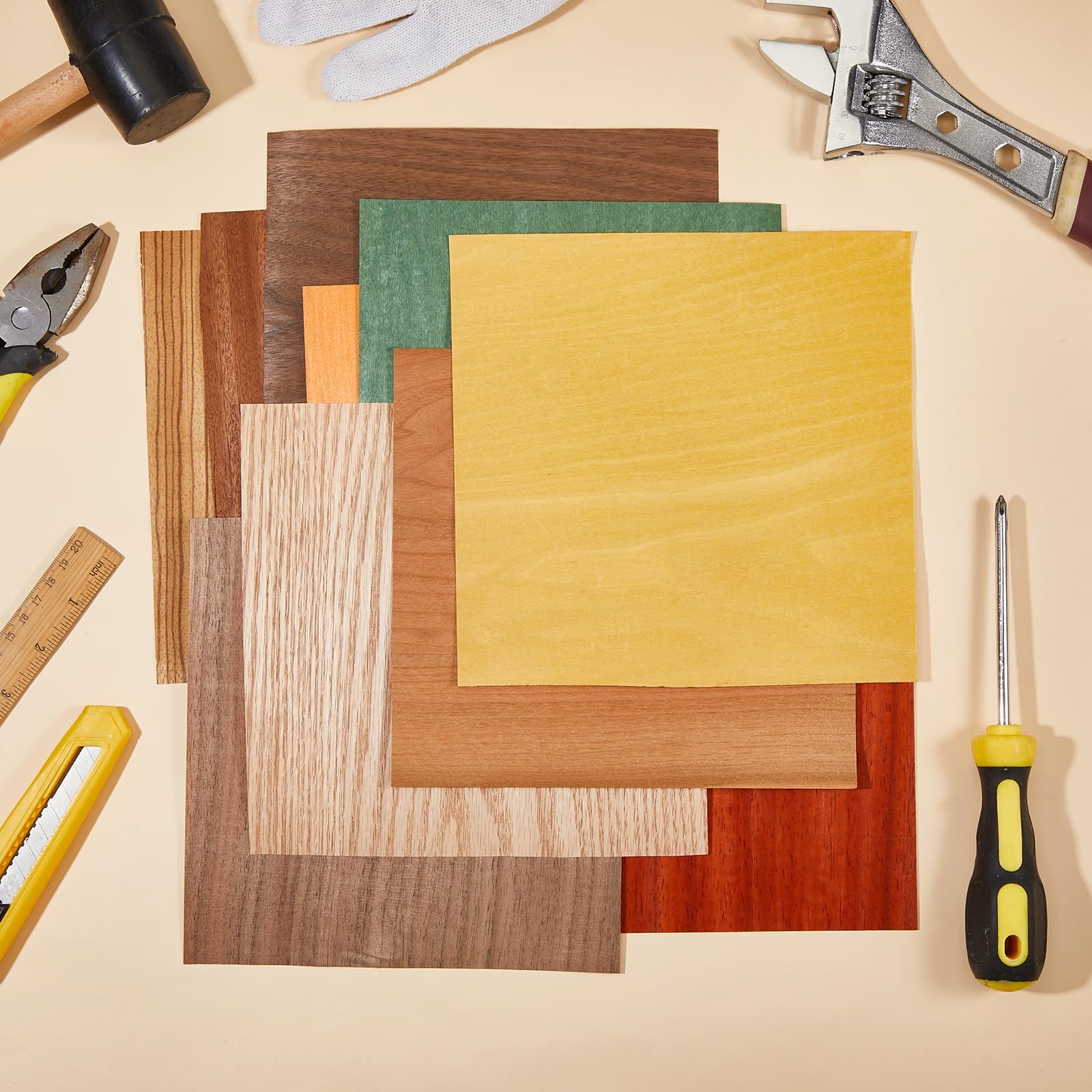 Juexica wood grain variety sheets reveal natural textures for authentic décor.