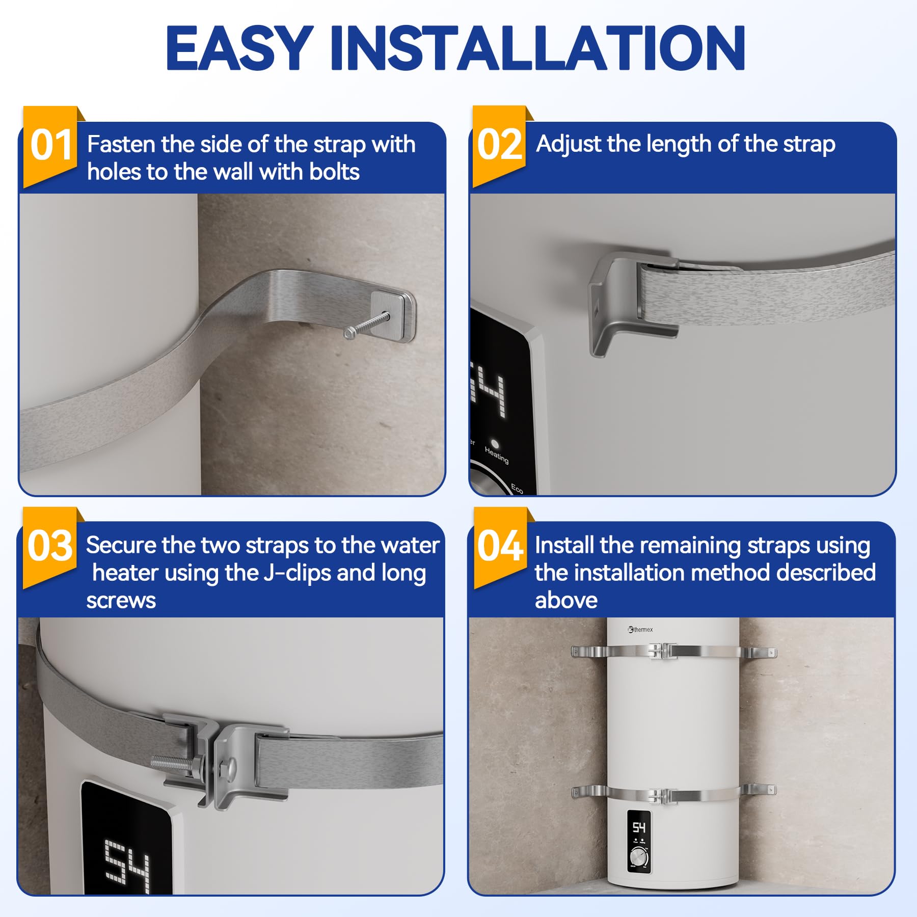 JUGGHOME 80-gallon compatibility illustrates broad applicability for common home heaters.