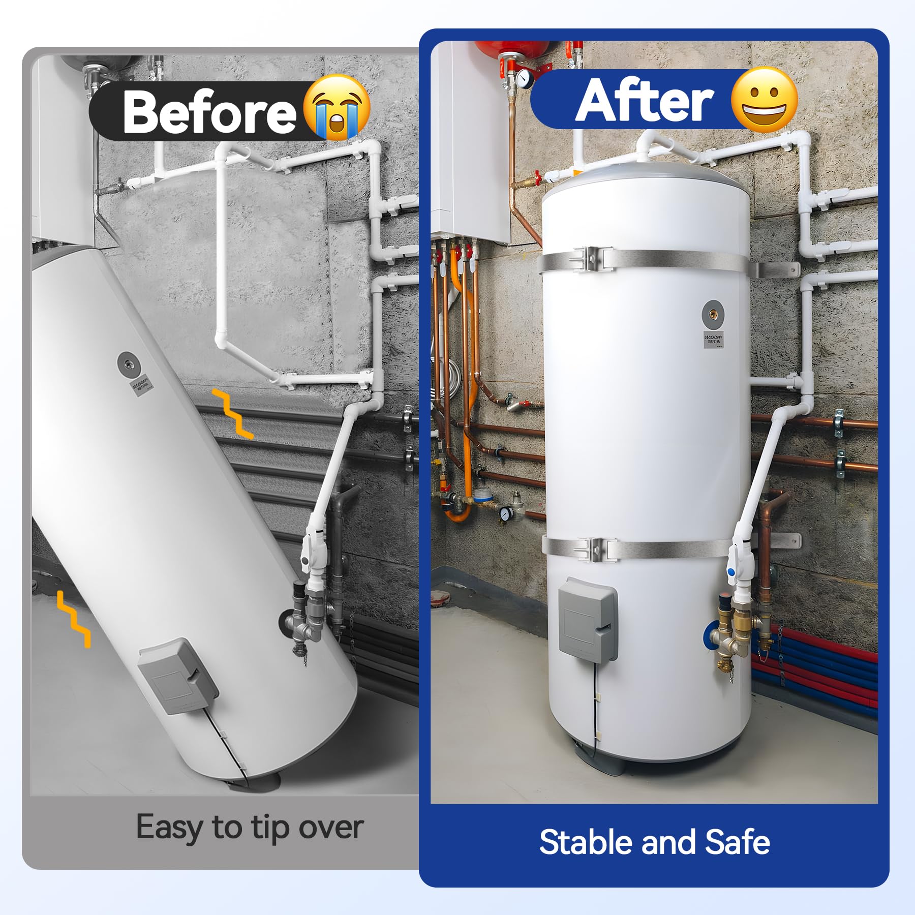 JUGGHOME wide diameter tank support image conveys versatile mounting across tank sizes.