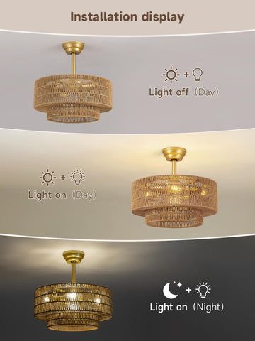 Jughtbo caged fandelier living room setup blends style and practical lighting.