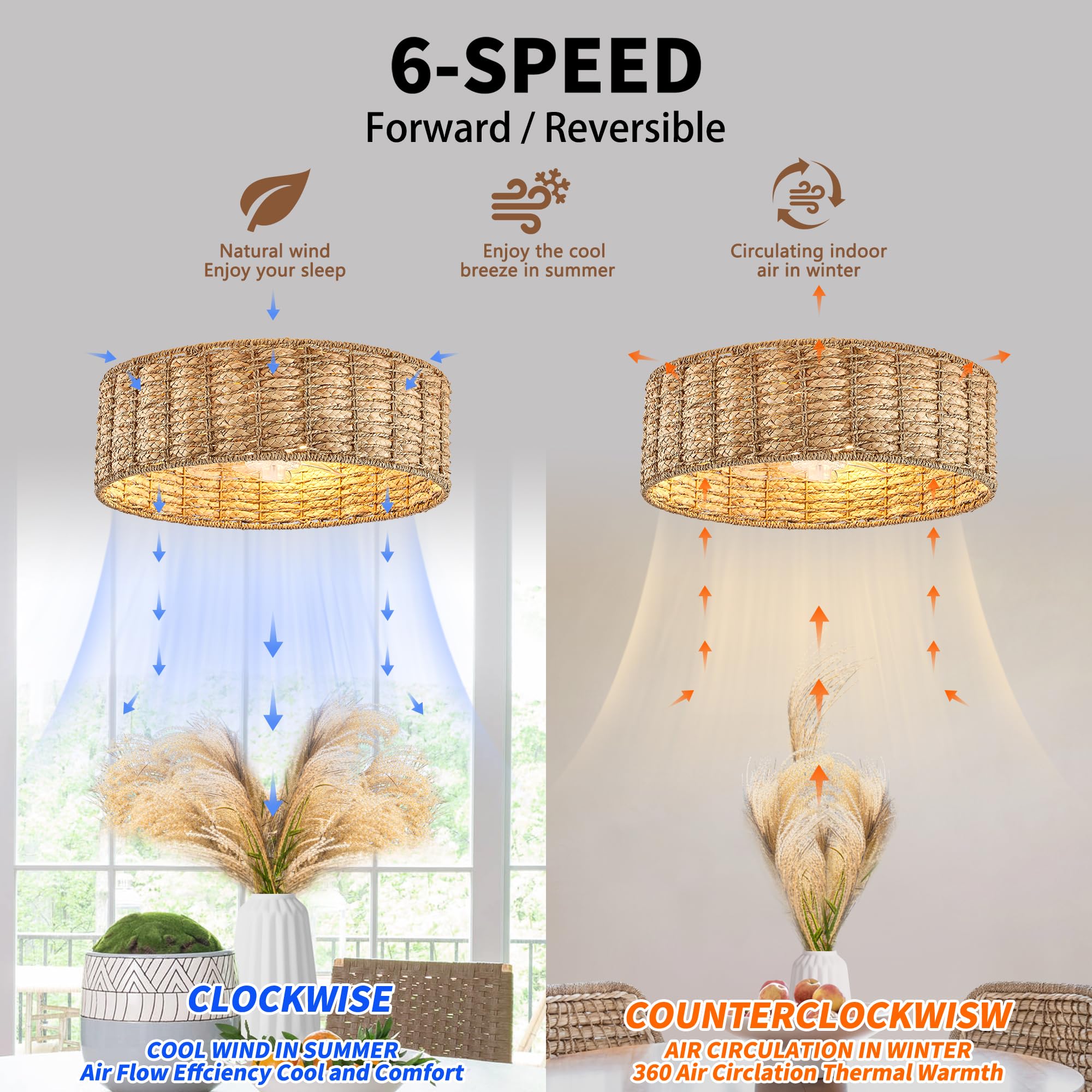 Jughtbo boho ceiling fan remote control for convenient operation.