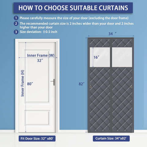JUIN door screen velcro straps enable tool-free, secure fitting