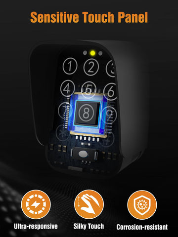 JUJIANG TKM-01 dual password channels for flexible access control