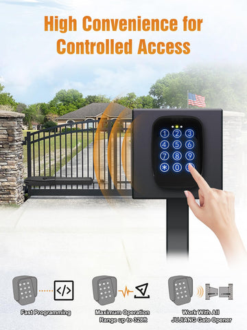 JUJIANG TKM-01 wireless setup enables clutter-free installation