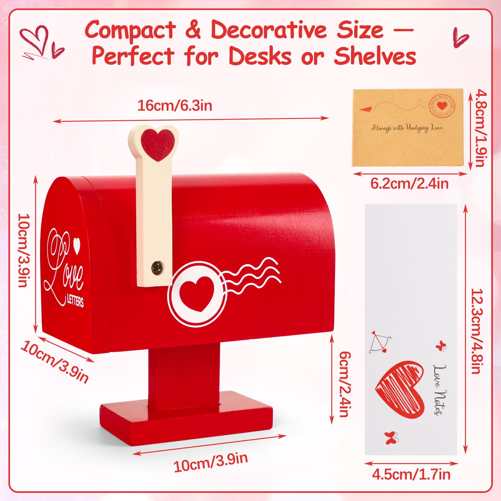 JULEASEL heart stickers seal each note with sweetness