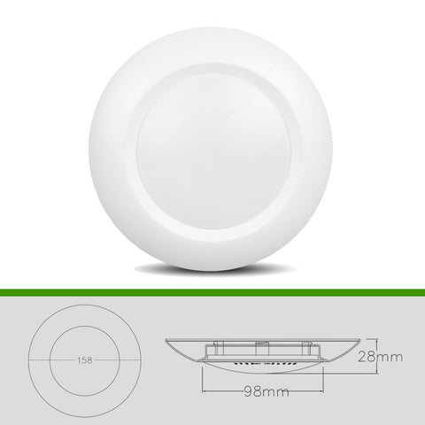 JULLISON DOB design LED disk light with CRI80 for accurate colors