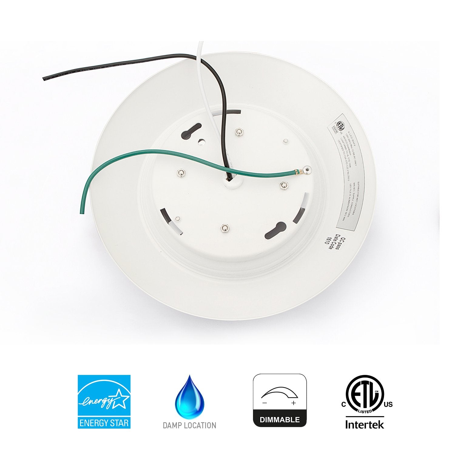 JULLISON LED disk light dimmable with TRIAC/ELV dimmers for flexible ambience.