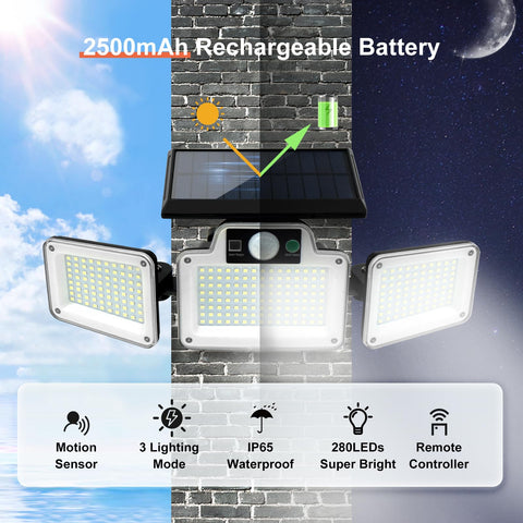JumJam 2-pack solar lights provide versatile illumination.
