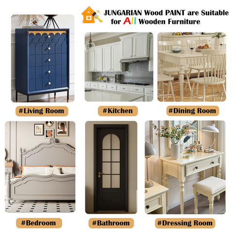 Jungarian indoor-outdoor-use photo demonstrates low odor, easy clean-up after projects.