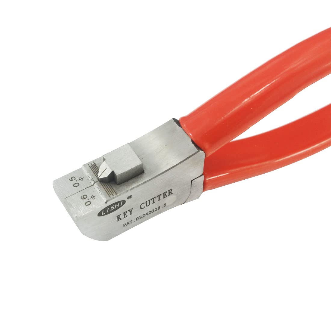 JUNLIXN key cutter close-up, sharp edge and scale for quick 0.5–0.6mm cuts.