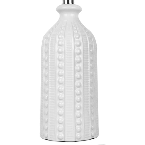 JUNNAI included 6W LED bulb delivers warm, steady light.