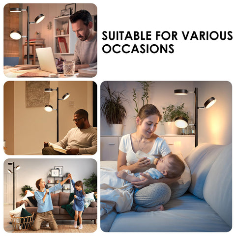JUNNAI LED Tree Lamp easy assembly from base to top in minutes.