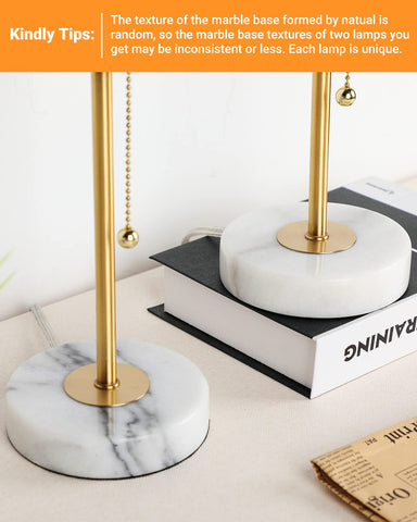 JUNNAI set of 2 bedside lamps for coordinated decor.