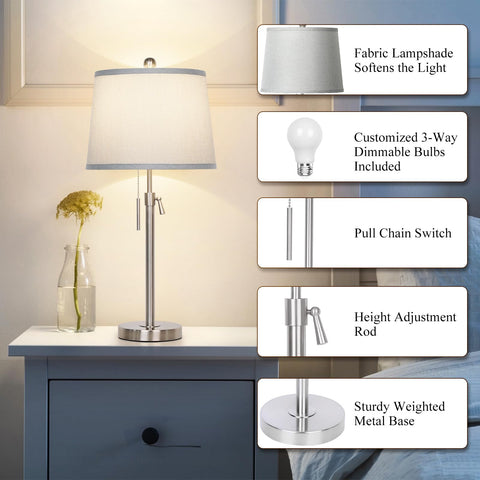 JUNNAI silver finish with anti-rust coating keeps a modern look.