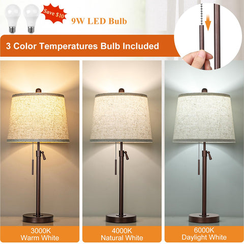 JUNNAI fabric shade reveals true light color with eye-friendly glow.