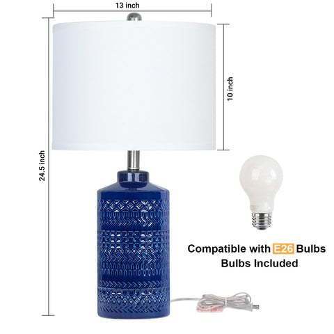 JUNNAI white fabric shade diffuses light softly