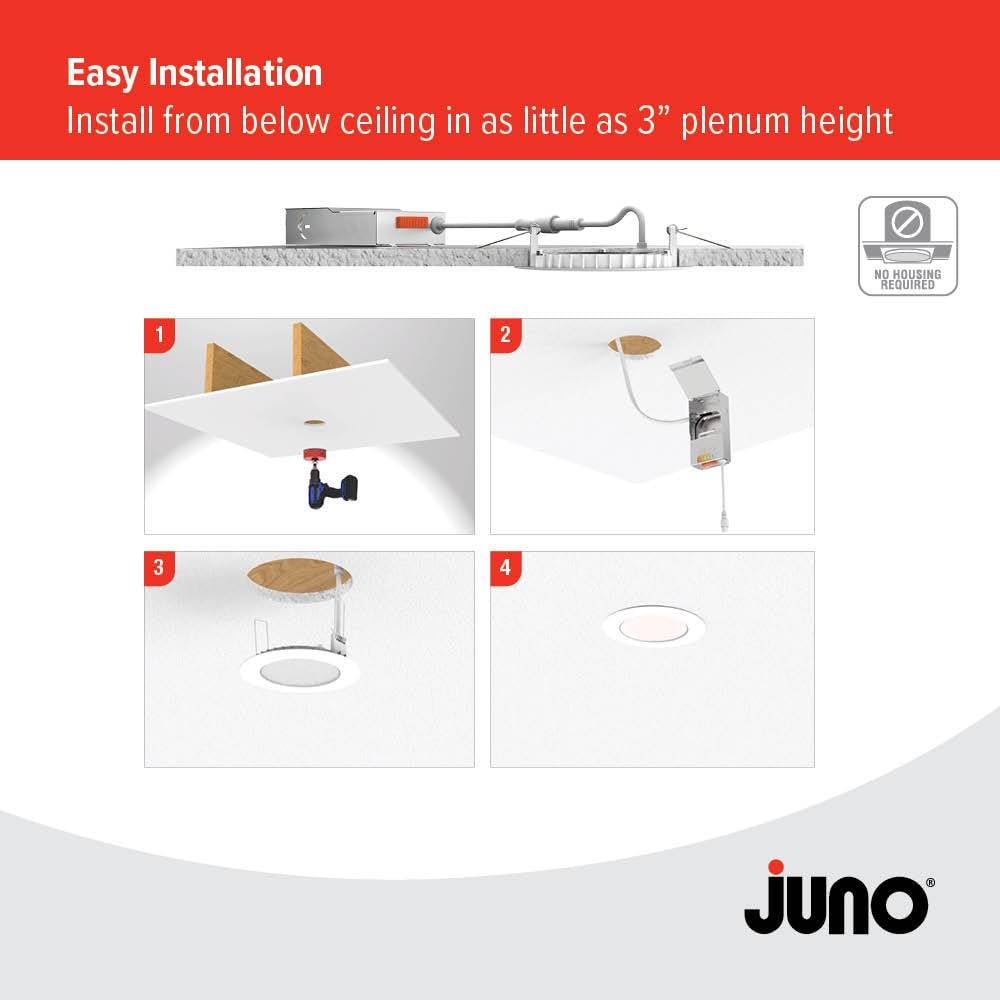 Juno remote driver box keeps wiring neat in tight ceilings