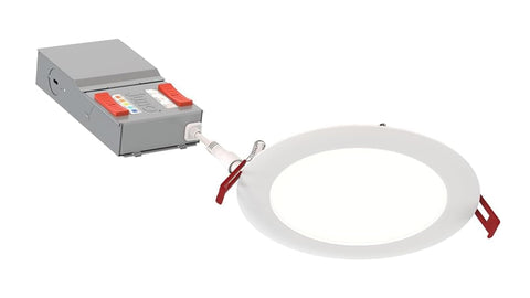 Juno wafer downlight with switchable temps for versatile living spaces