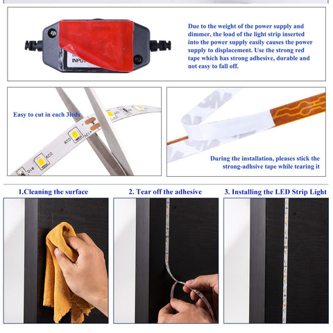 JUNWEN 3M self-adhesive tape ensures secure mounting
