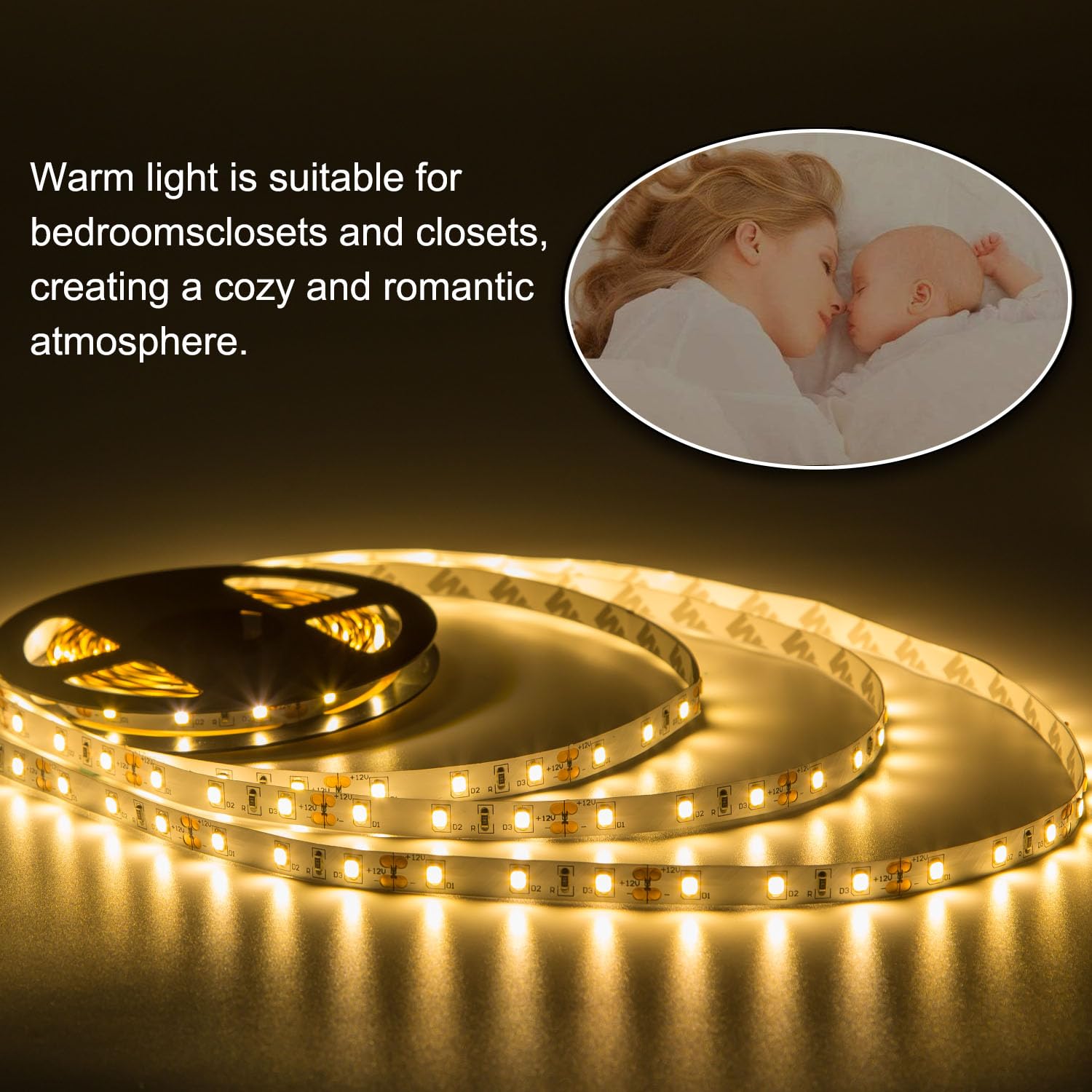 JUNWEN dimmable LED strip with knob dimmer for customizable brightness