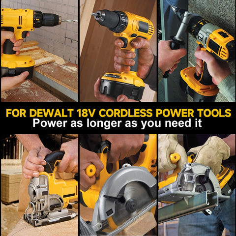 JUNWOOD compatibility across multiple Dewalt 18V tools for flexible setups