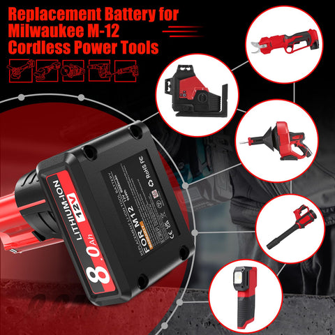JUNWOOD Milwaukee 12V compatibility for easy tool swaps