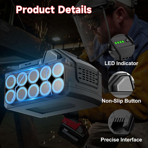 JUNWOOD built-in safety protects against overcharge and short circuits