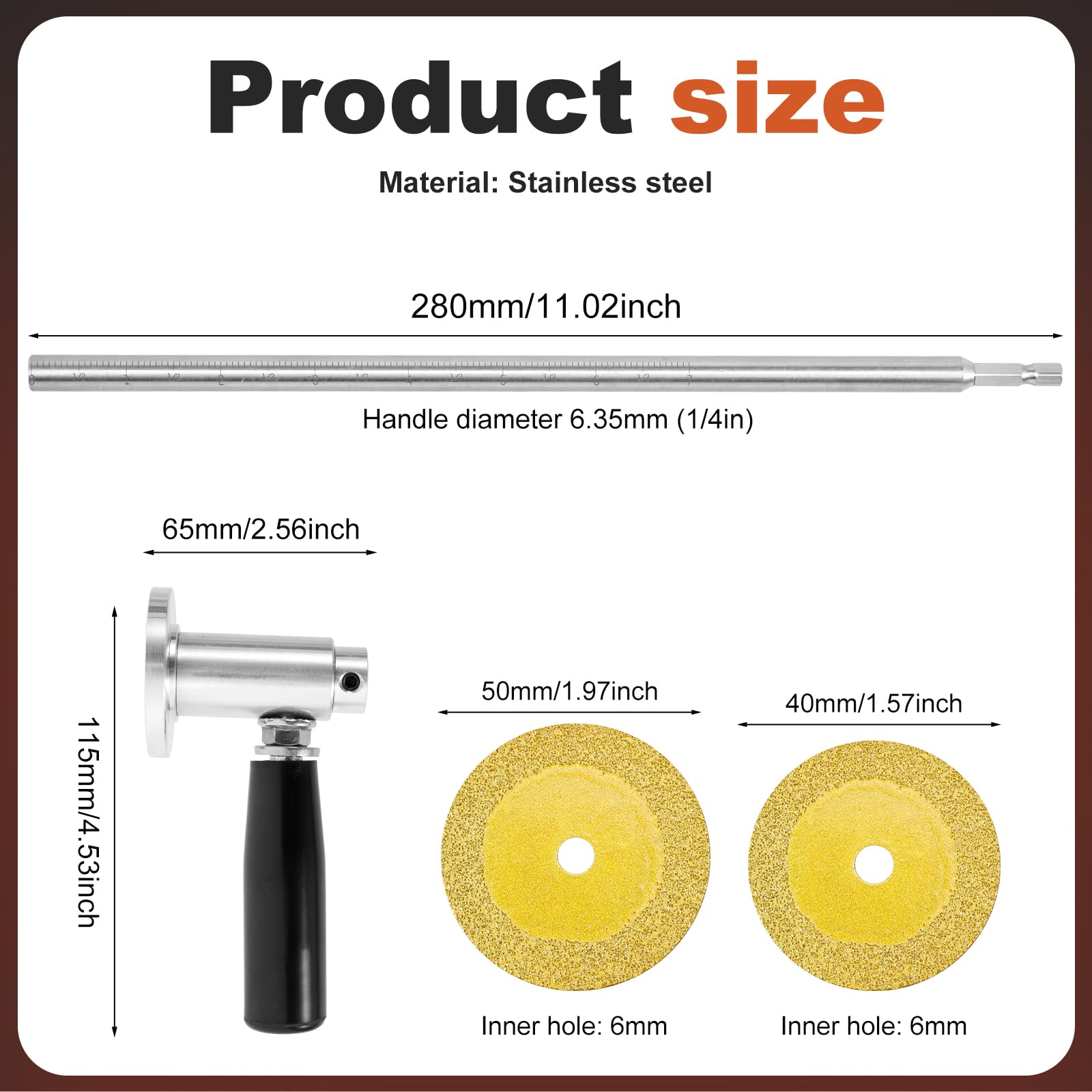 JUNXILPPD 7 inch adjustable depth feature enables controlled cutting
