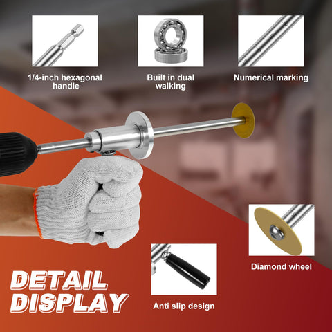 JUNXILPPD diamond wheels handle PVC, glass, marble, wood effectively