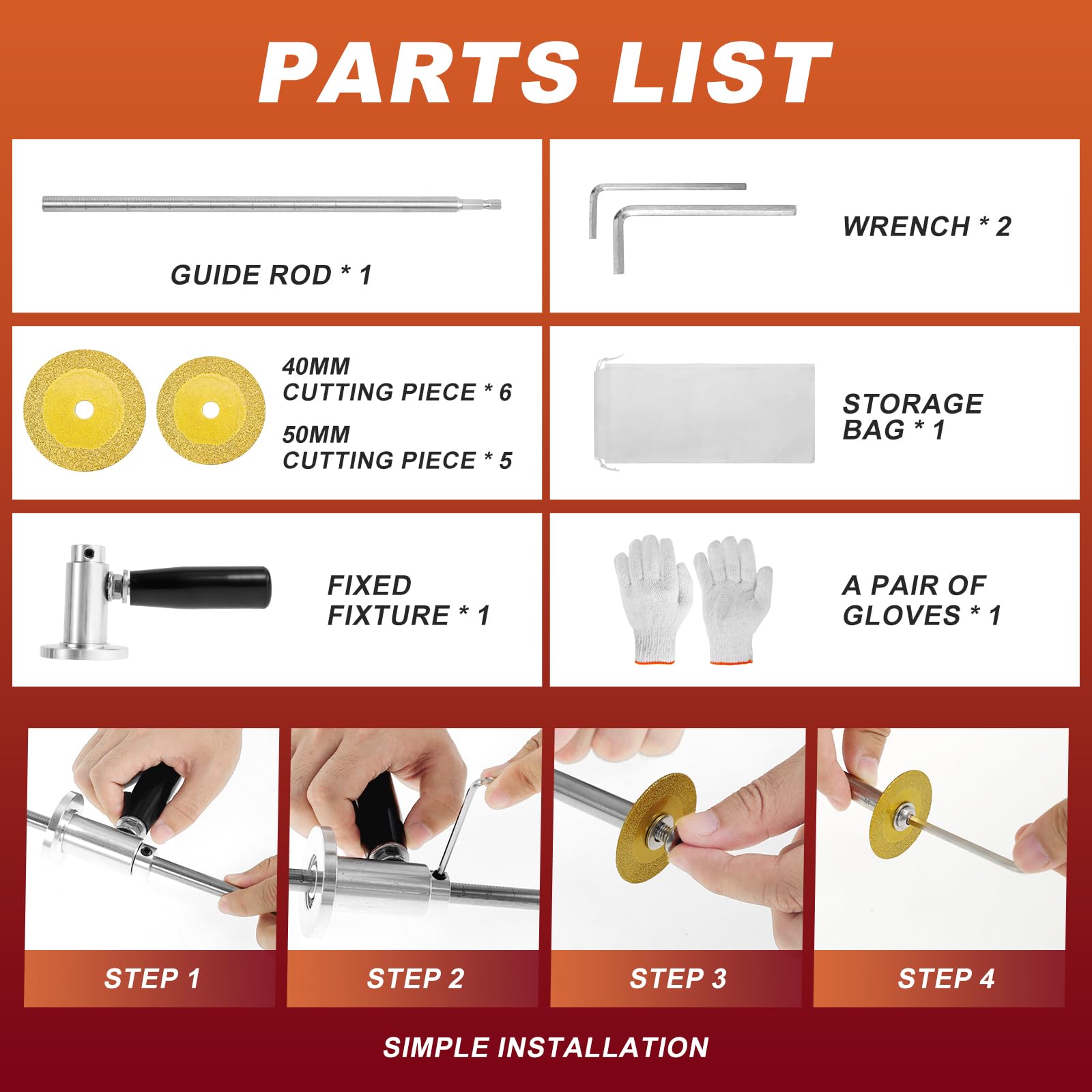 JUNXILPPD removable guide bar aids accurate depth positioning