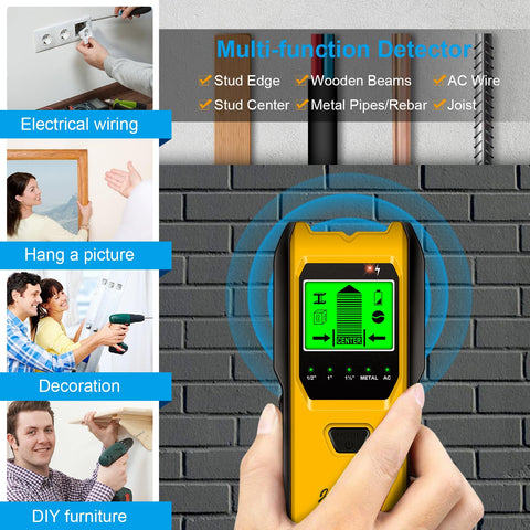 Jurgen K wall scan versatility supports safe DIY projects.