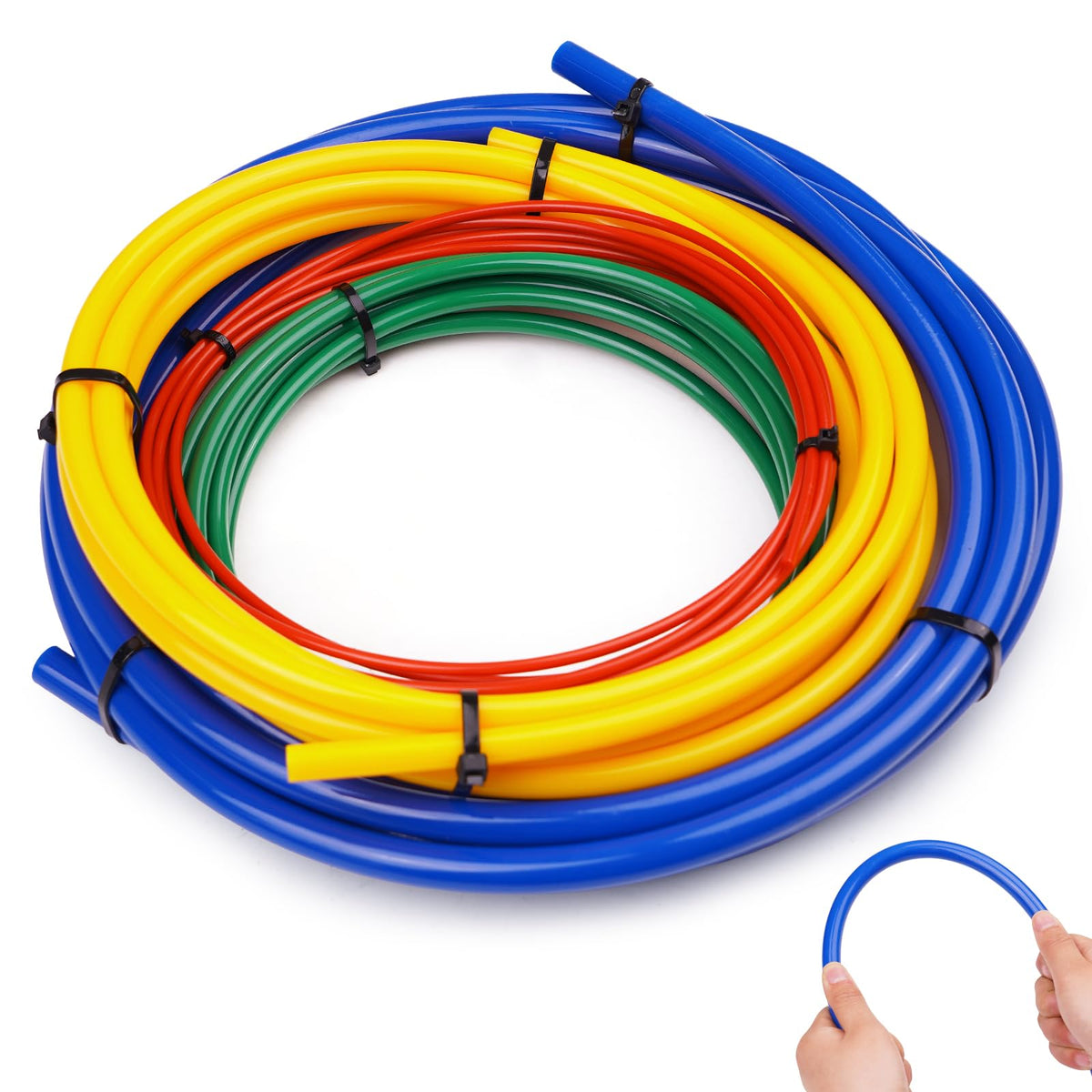 JurwheeR 4m red color-coded bending strip for 1/4 inch copper pipes enables precise bends