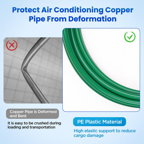 JurwheeR 4m PE plastic bending strip for interior pipe bends reduces kinking