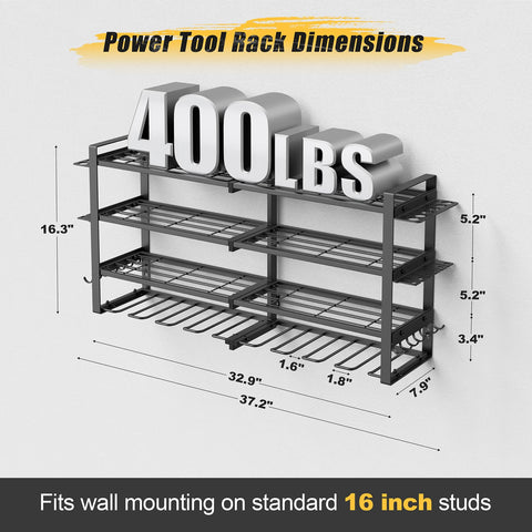 Jusgym 8 drill holders keep cordless tools organized and within reach