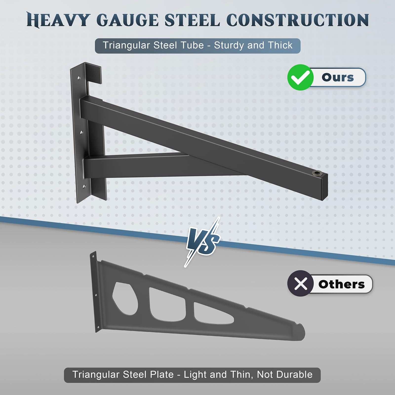 Jusgym anti-rust coating stands up to humid garage environments for longevity.