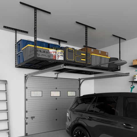 Jusgym heavy-duty metal construction withstands garage use