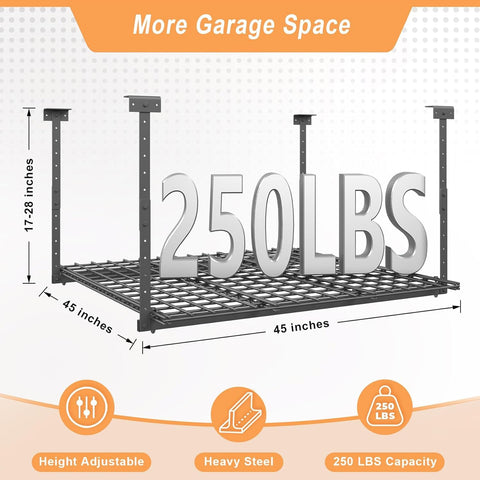 Jusgym heavy-duty steel frame supports up to 250 lbs