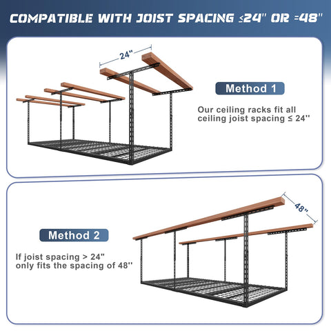 Jusgym stores large tool boxes and seasonal gear neatly