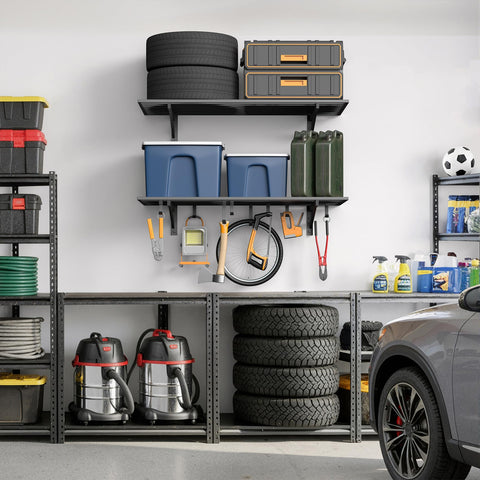 Jusgym 2-pack ready-to-install heavy-duty storage solution